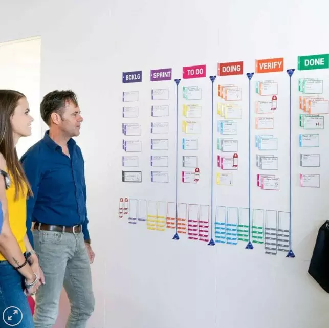 Een Scrum bord magneten - Complete Set koop je bij MegaOffice